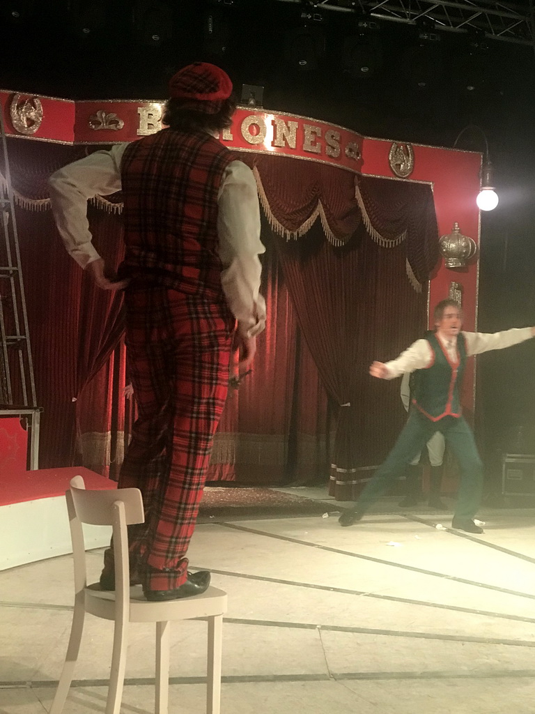 Clowns at Circus Barones, during the show