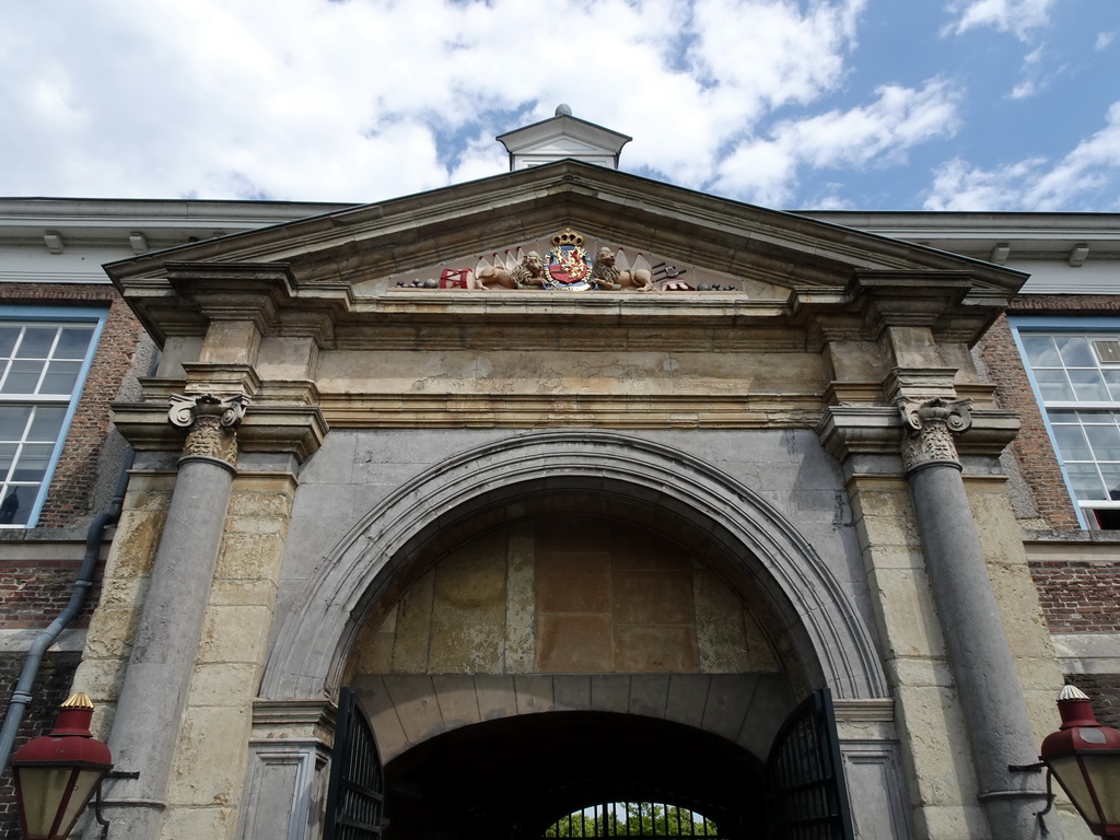 Facade of the Stadtholder`s Gate to Breda Castle