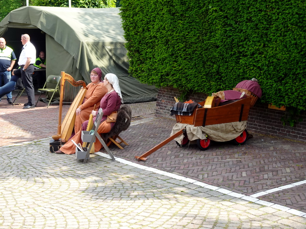 Musicians at the Parade square of Breda Castle, during the Nassaudag