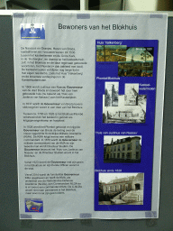 Information on the residents of the Blokhuis building of Breda Castle, during the Nassaudag
