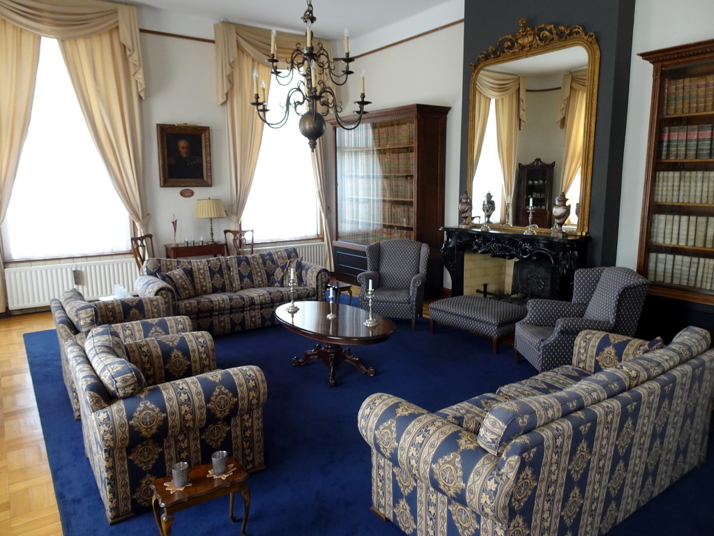 Interior of the southwest room at the Blokhuis building of Breda Castle, during the Nassaudag