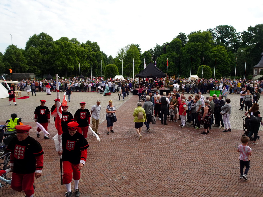 Parade square of Breda Castle, during the Nassaudag