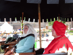 Actors at the Parade square of Breda Castle, during the Nassaudag