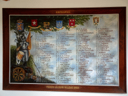 Information on the Knights of the Military Order of William, at the First Floor of the Main Building of Breda Castle, during the Nassaudag