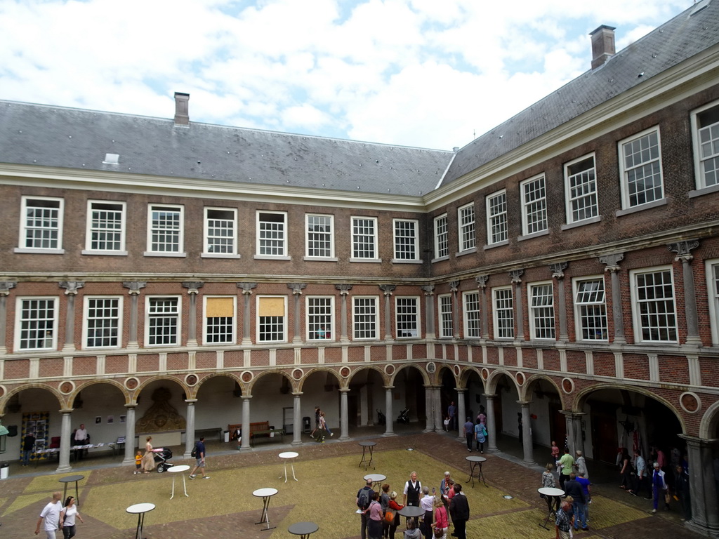 Inner Square of Breda Castle, viewed from the First Floor of the Main Building, during the Nassaudag