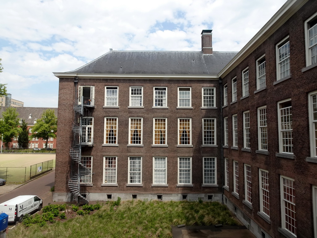 The west side of the Breda Castle, viewed from the First Floor of the Main Building, during the Nassaudag