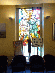 Stained glass window at the Main Hall at the First Floor of the Main Building of Breda Castle, during the Nassaudag