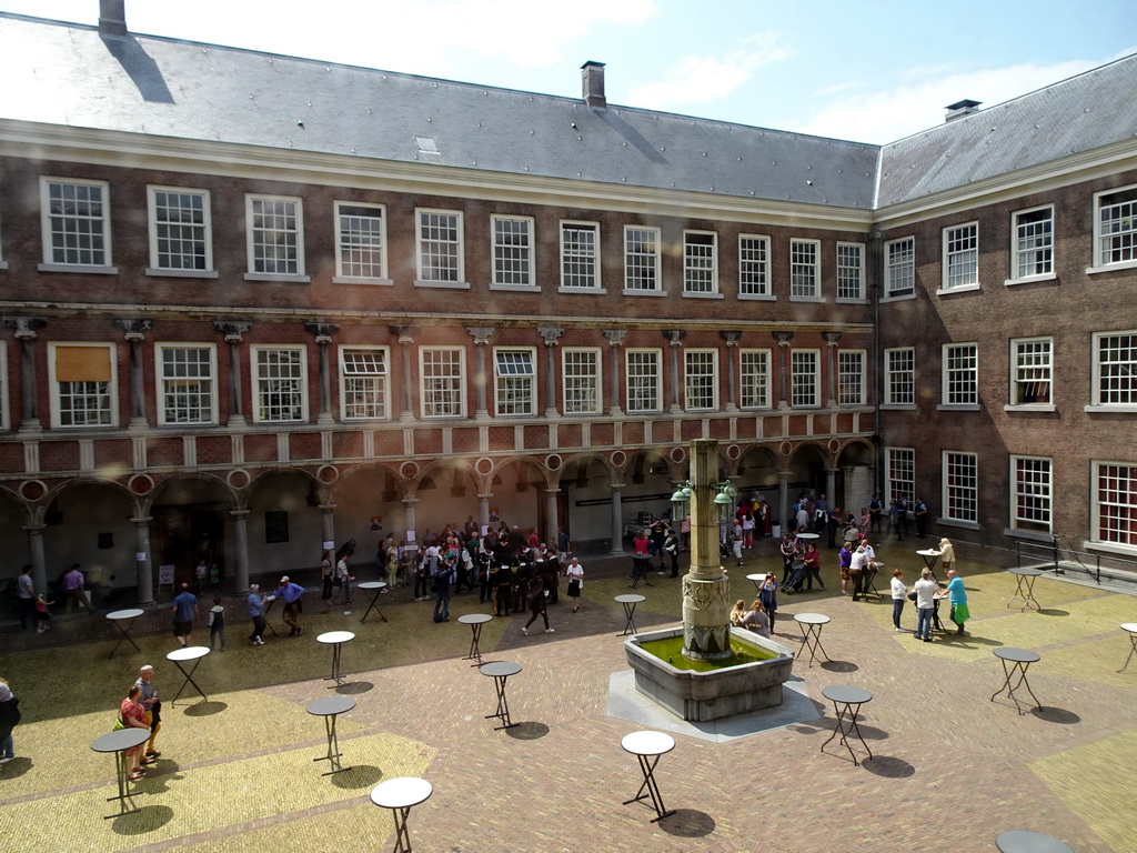 Inner Square of Breda Castle, viewed from the First Floor of the Main Building, during the Nassaudag