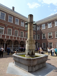 Fountain at the Inner Square of Breda Castle, during the Nassaudag