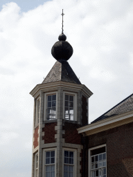 Tower at the southeast side of the Main Building of Breda Castle, viewed from the Parade square, during the Nassaudag