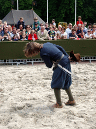 Actor at the Parade square of Breda Castle, during the Knight Tournament at the Nassaudag