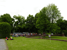 East side of the Parade square of Breda Castle, during the Nassaudag