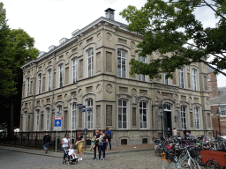 Front of the Queen Wilhelmina Pavilion at the Kasteelplein square, during the Nassaudag