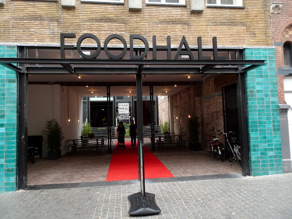 Entrance to the Foodhall Breda at the Reigerstraat street