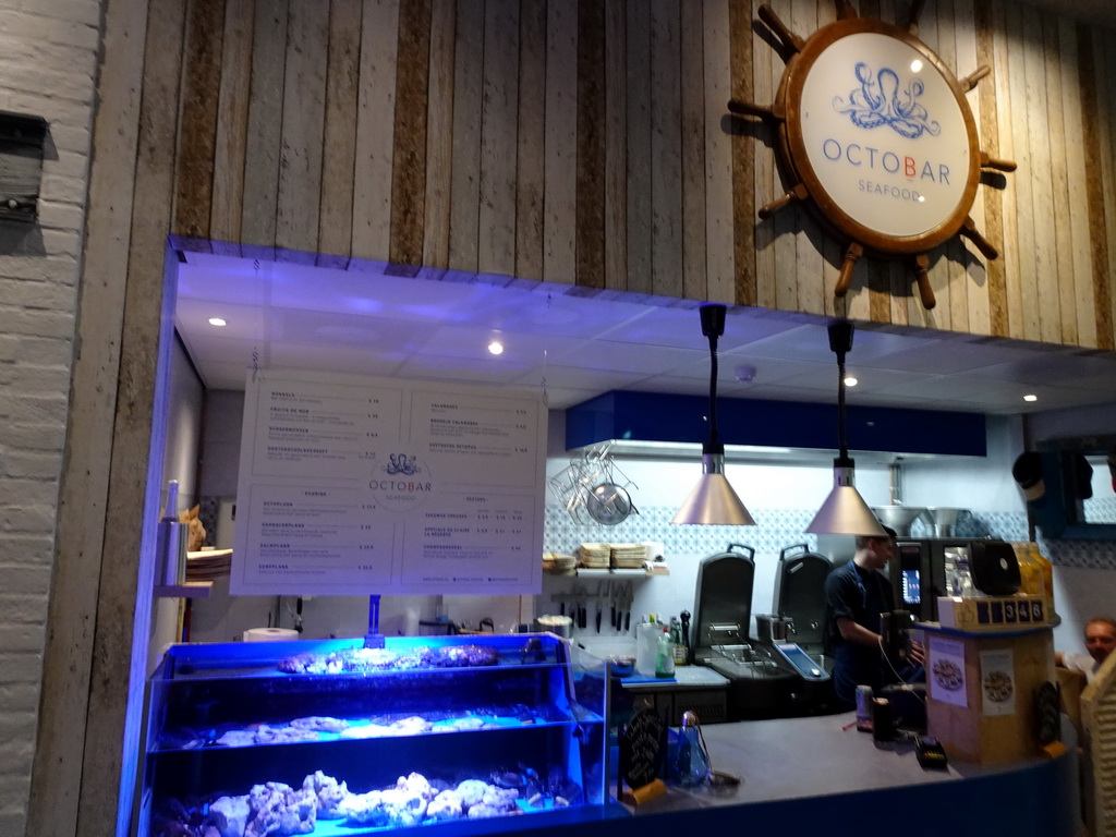 The Octobar Seafood restaurant at the Ground Floor of the Foodhall Breda