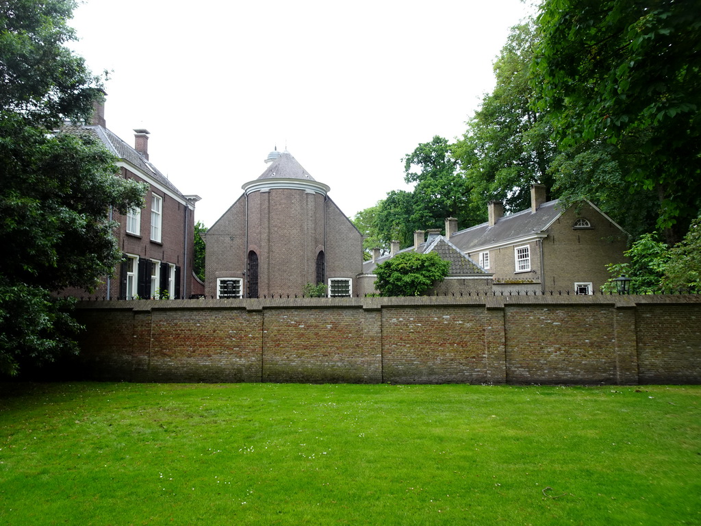 Back side of the Begijnhof building, viewed from the Stadspark Valkenberg