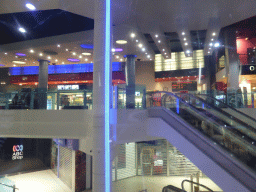 Front of the Event Vmax Cinemas at the Myer Centre shopping mall, by night