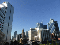 Albert Street and the Brisbane City Hall, viewed from Wickham Park