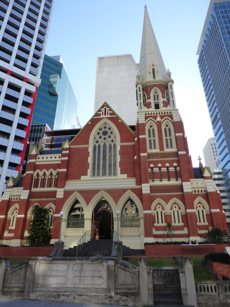 Front of the Albert Street Uniting Church at Albert Street