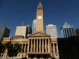 Front of the Brisbane City Hall at the King George Square