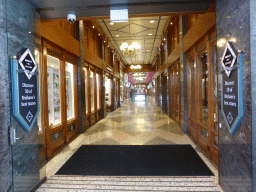 Entrance to the Brisbane Arcade shopping mall at Queen Street