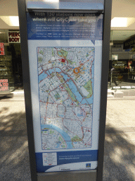 Map of CityCycle bicycle stations at Albert Street