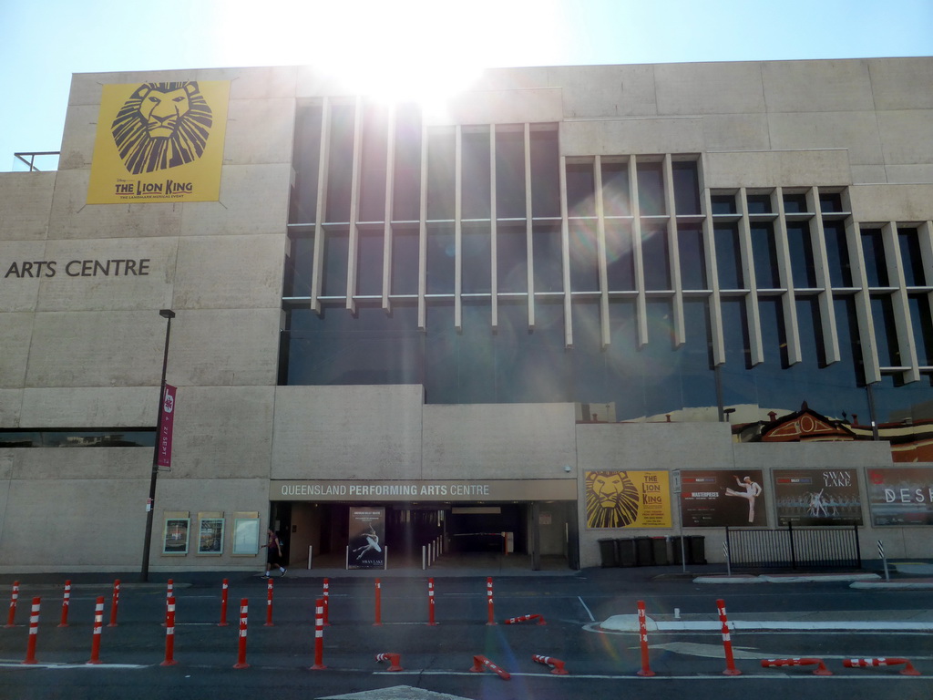 Front of the Queensland Performing Arts Centre at Grey Street