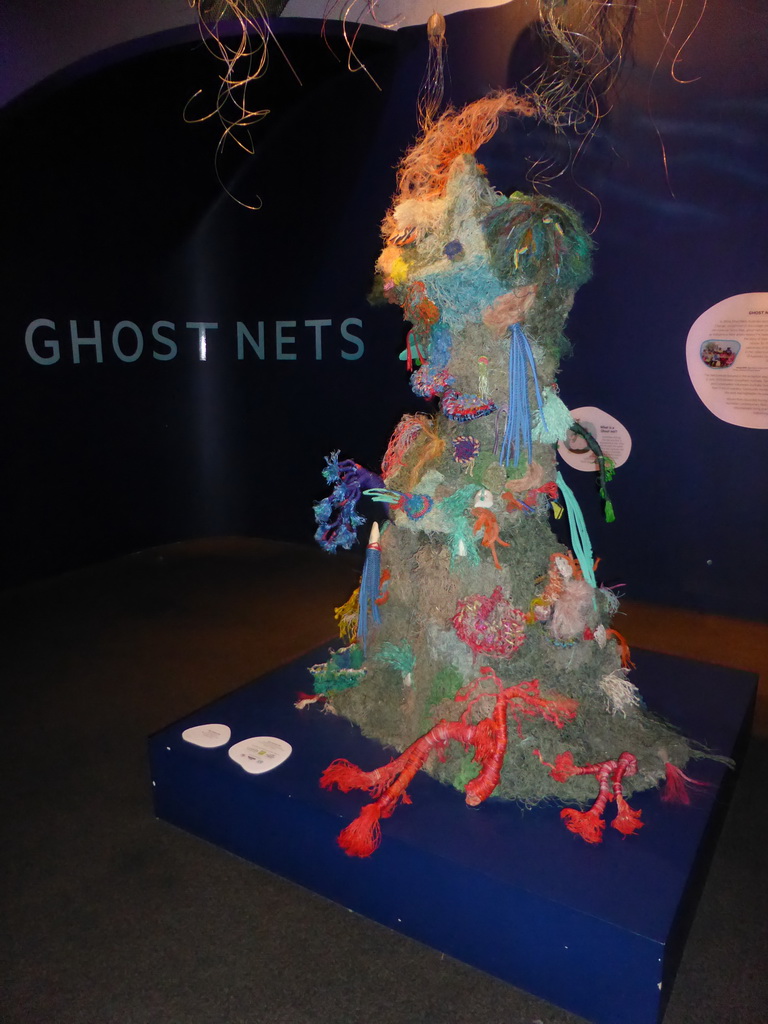 Model of a ghostnet, at the first floor of the Queensland Museum & Sciencentre