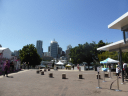 The skyline of Brisbane, viewed from Russell Street