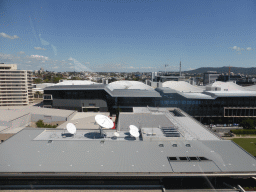 The Queensland Conservatorium of Music of Griffith University and the Brisbane Convention and Exhibition Centre, viewed from the Wheel of Brisbane