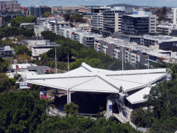 Suncorp Piazza and the South Bank Parklands, viewed from the Wheel of Brisbane