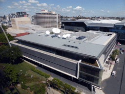 The Queensland Conservatorium of Music of Griffith University, the Rydges Hotel and the Brisbane Convention and Exhibition Centre, viewed from the Wheel of Brisbane