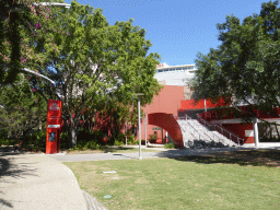 Front of the Queensland Conservatorium of Music of Griffith University, at the South Bank Parklands