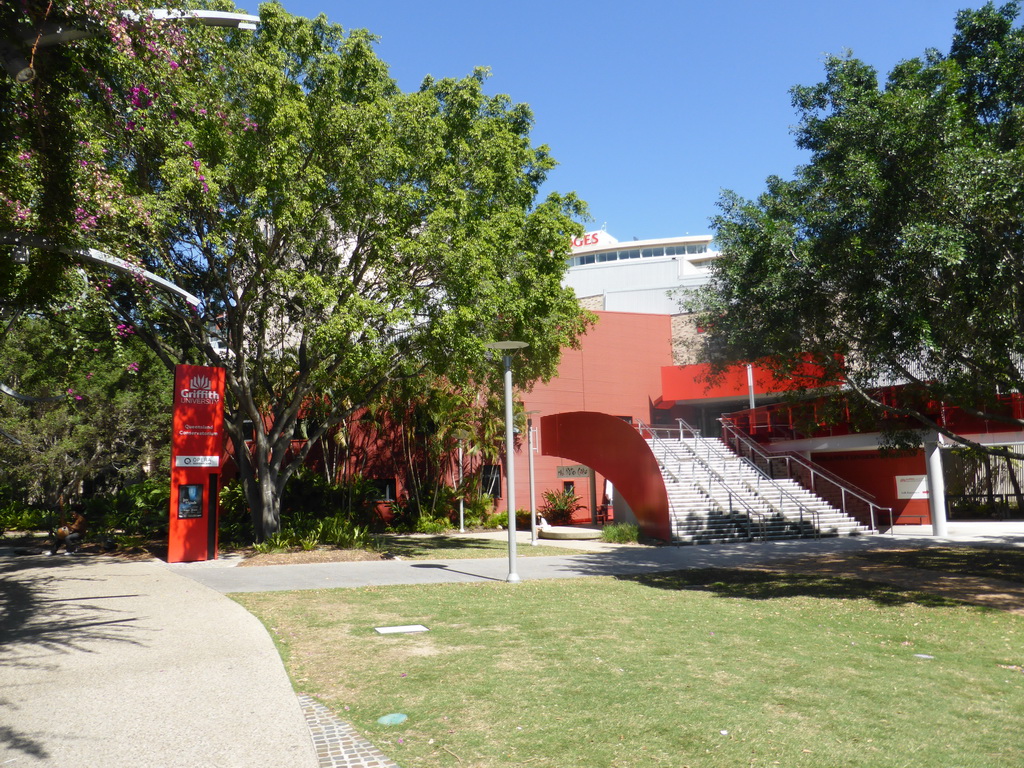 Front of the Queensland Conservatorium of Music of Griffith University, at the South Bank Parklands