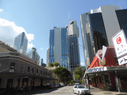 Skyscrapers at Charlotte Street, viewed from Edward Street