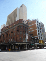 Hotel Embassy at the crossing of Elizabeth Street and Edward Street