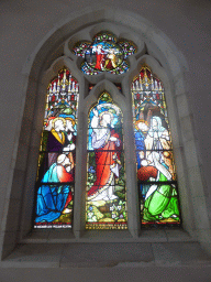 Stained glass window at the Cathedral of St. Stephen