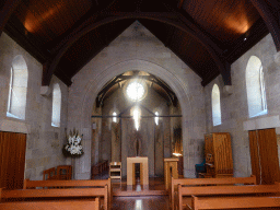Nave, apse and altar of St. Stephen`s Chapel