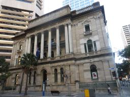 Front of the National Australia Bank building at the crossing of Queen Street and Creek Street