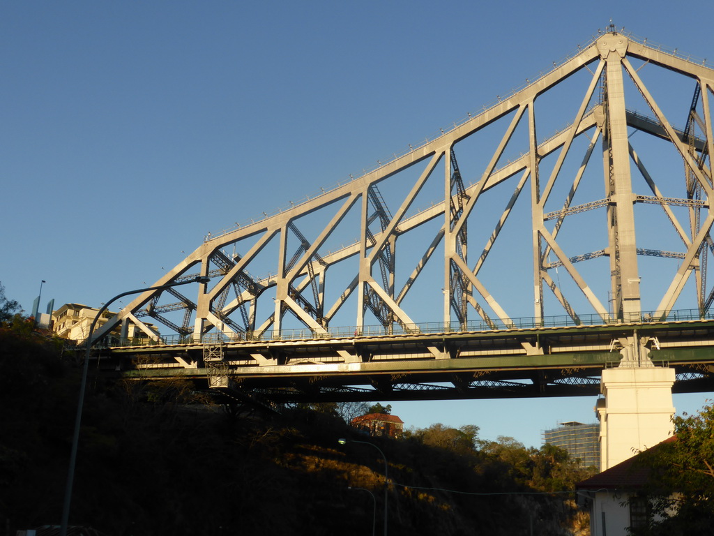 North side of the Story Bridge, viewed from the City Reach Boardwalk