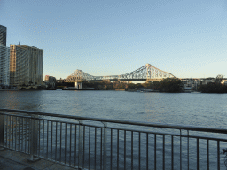 The Story Bridge over the Brisbane River, viewed from the City Reach Boardwalk