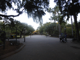 The northwest side of the City Botanic Gardens, viewed from Alice Street