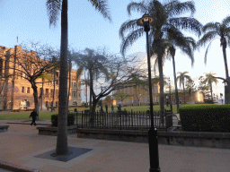 Queens Park with the Conrad Treasury Hotel, viewed from George Street