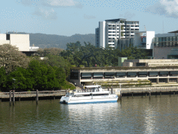 The Miramar Koala & River Cruise boat on the Brisbane River, viewed from the Victoria Bridge