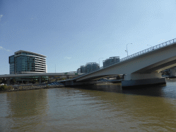 The Go Between Bridge over the Brisbane River, viewed from the Miramar Koala & River Cruise boat