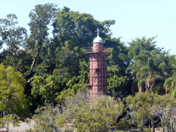 The Gas Stripping Tower at Davies Park, viewed from the Miramar Koala & River Cruise boat on the Brisbane River