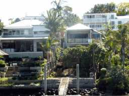 Houses in the Woolloongabba neighbourhood, viewed from the Miramar Koala & River Cruise boat
