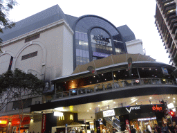 Front of the Myer Centre shopping mall at the crossing of Elizabeth Street and Albert Street