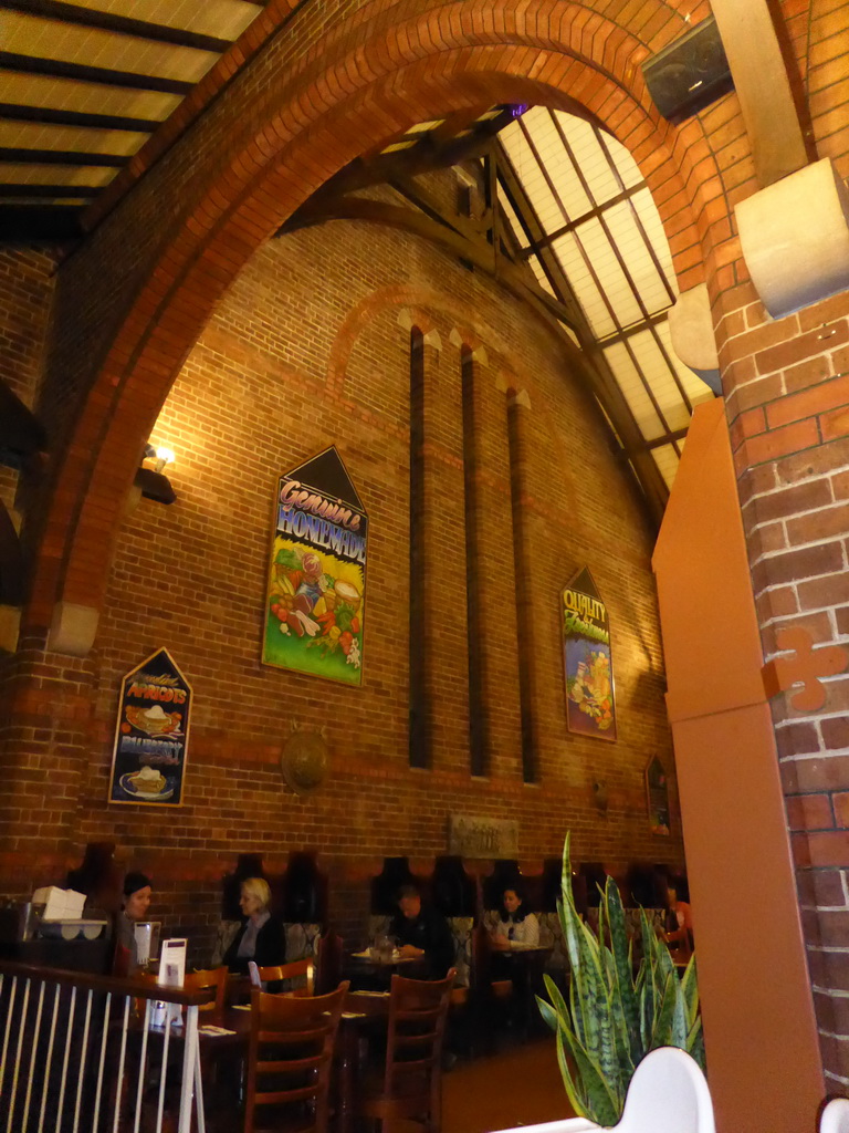 Interior of the Pancake Manor restaurant at Charlotte Street