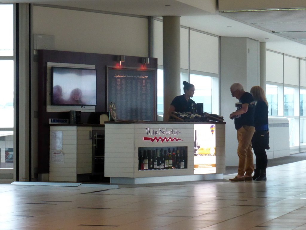 WineSelectors wine tasting stand at Brisbane Airport